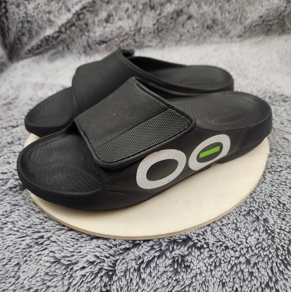 OOFOS OOahh Sport Flex Unisex Black-White US Men’s 9 Women’s 11 - EUR 42 - Picture 4 of 7